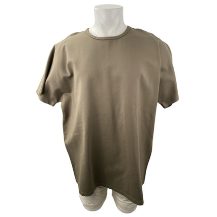 Oak + Fort Men Beige Taupe Short Sleeve Relaxed Crew Neck T Shirt Tee Top Sz L