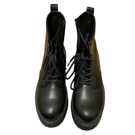 Steve Madden Bettyy Women's Black Lace Up Round Toe Platform Combat Boots Size 9