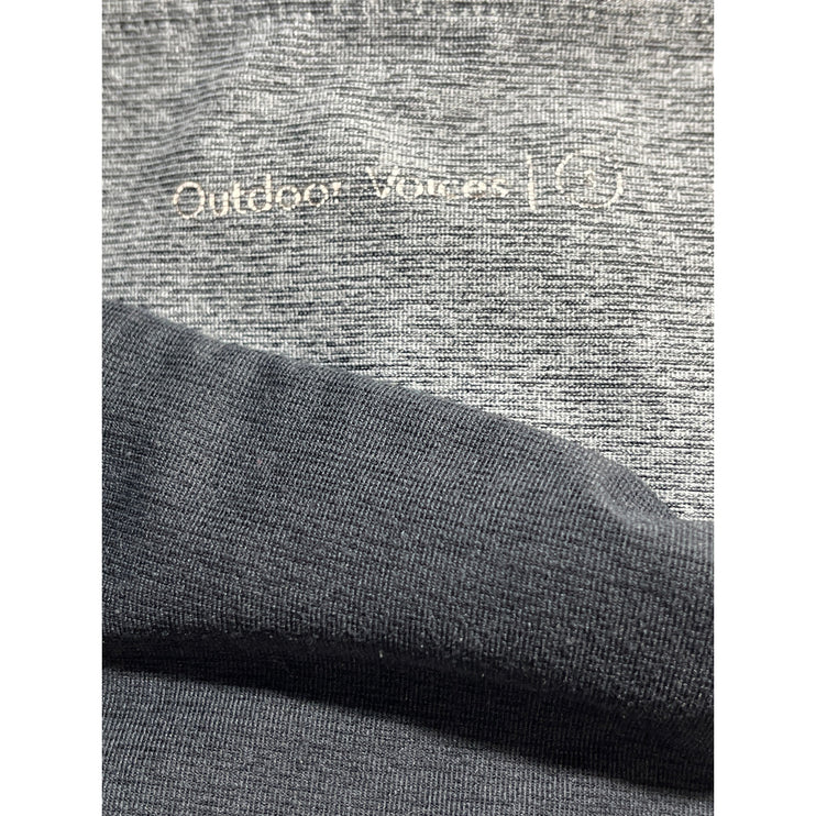 Outdoor Voices Black Gray Mid Rise Skinny Activewear Yoga Leggings Pants Size S