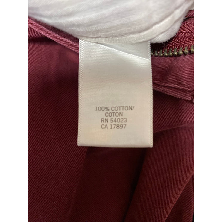 Banana Republic Emerson Men's Red High Rise Straight Denim Jeans Pants Size 32