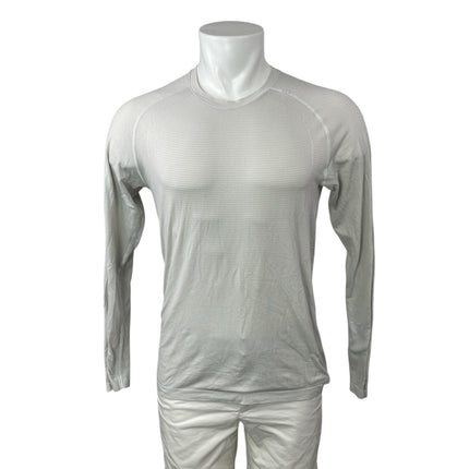 Lululemon Hawaiian Islands Swiftly Tech Gray Long Sleeve Tee T-Shirt Top Sz S/M