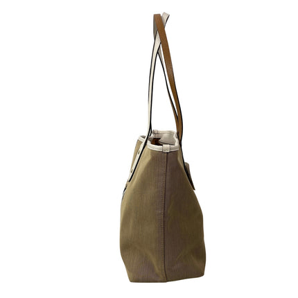 NEW Coach Horse & Carriage Jacquard City Beige Striped Tote Handbag Size OS