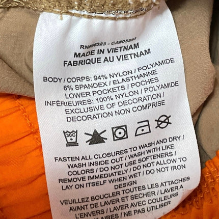 Nike Women's Tan Beige High Rise Drawstring Woven Cargo Jogger Sweat Pants S