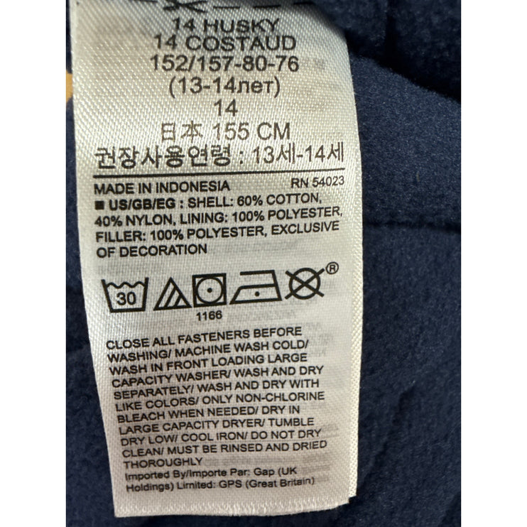 NEW Gap Husky Big Kids Boys Zip Pockets Straight Leg Trousers Pants Size 13-14Y