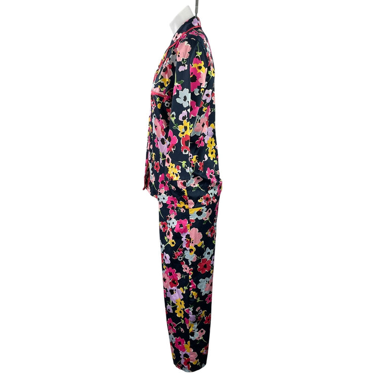 Kate Spade Women's Multicolor Floral Long Sleeve Sleepwear Pajamas Set Size S