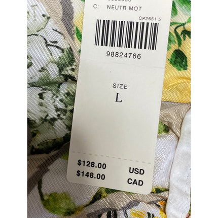 NEW Anthropologie Maeve Boho the Brooklyn Ceramic Tile Wide Trousers Pants Sz L