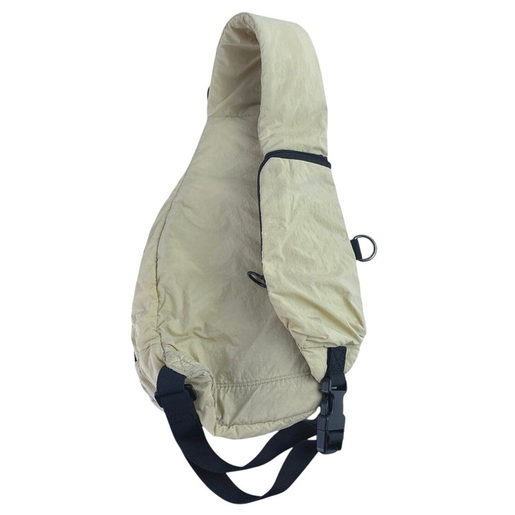 Free People Renegade Women's Beige Adjustable Padded Strap Crossbody Sling Bag