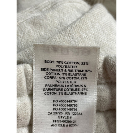 Aritzia TNA Cozy White Wide Leg Yoga Workout Athletic Activewear Sweat Shorts XS