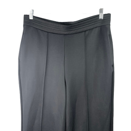 Zara Women's Black High Waisted Bootcut Flared Bell Bottom Trousers Pants Sz XL