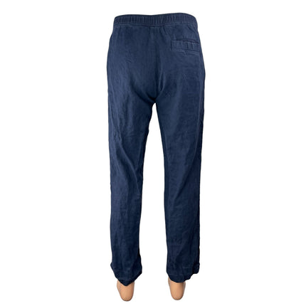 Orlebar Brown Men Blue High Rise Straight Leg Chino Khaki Trouser Pants Size 30