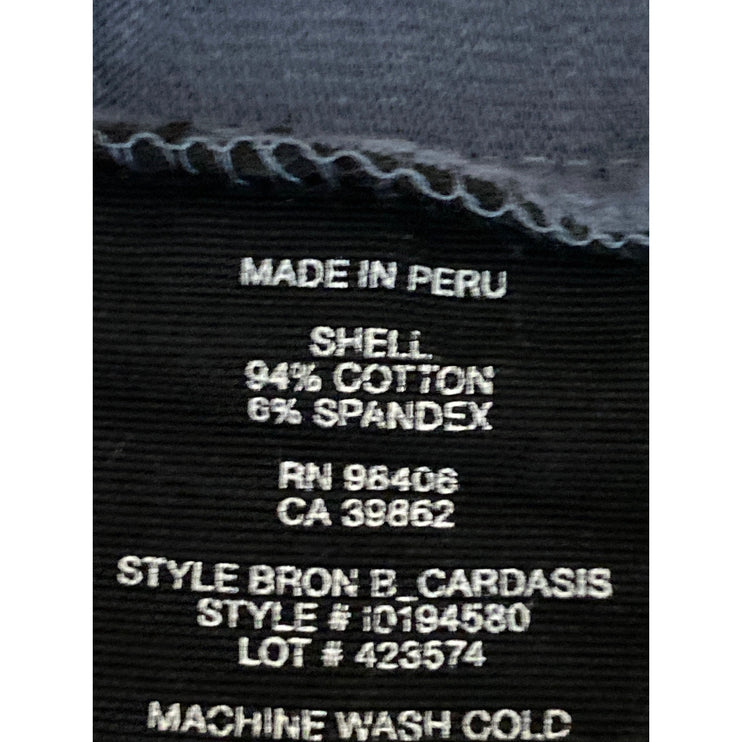 Theory Bron B Cardasis Mens Gray Short Sleeve Collared Golf Polo Shirt Top Sz M