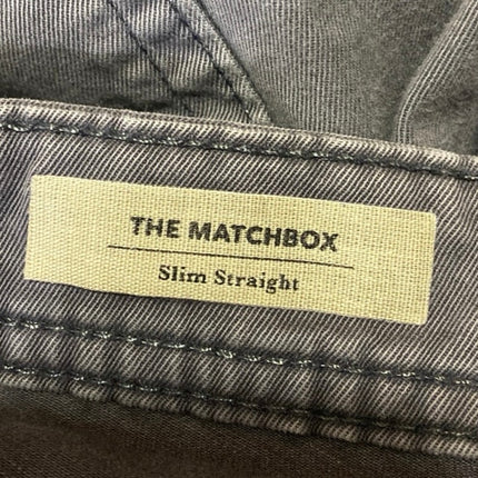 Adriano Goldschmied Matchbox Men's Black Slim Straight Denim Jeans Pants Size 34