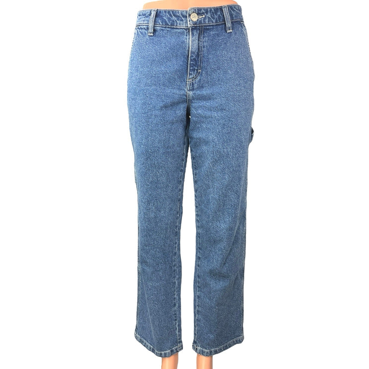 Lee x Daydreamer Blue High Rise Straight Leg Medium Wash Denim Jeans Pants 26/29