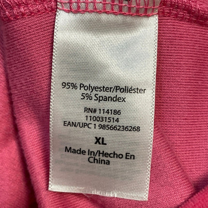 Juicy Couture Pink Velvet Velour Zip Up Long Sleeve Hooded Hoodie Coat Jacket XL