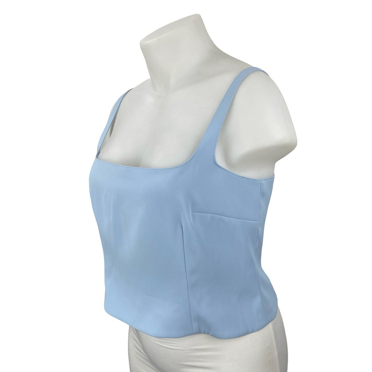 NEW French Connection Harry Suiting Square Neck Crop Cami Camisole Tank Top 12