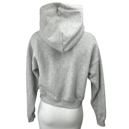 Aritzia TNA Cozy Women's Gray Boyfriend Hoodie Hooded Fleece Pullover Top Sz XS