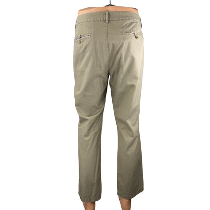 Bonobos Men Tan Beige Khaki Slim Fit Straight Chino Dress Trousers Pants Size 35