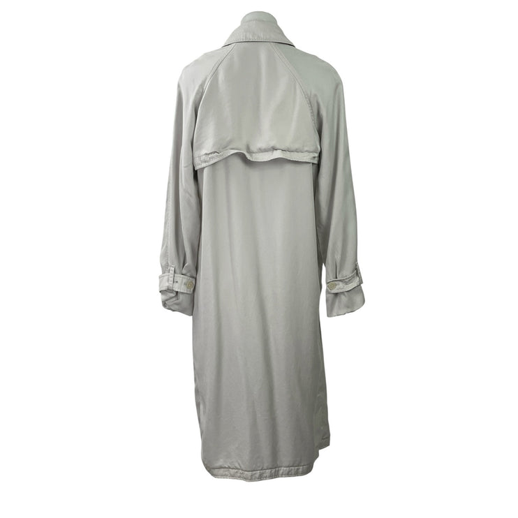 Aritzia Babaton Women's Gray Long Sleeve Collared Long Trench Coat Jacket Size S