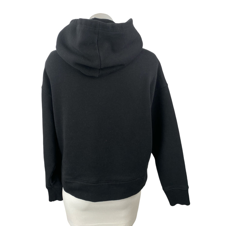 Zara Women's Black Yoga Gym Athletic Activewear Sweater Hoodie Sweatshirt Top M