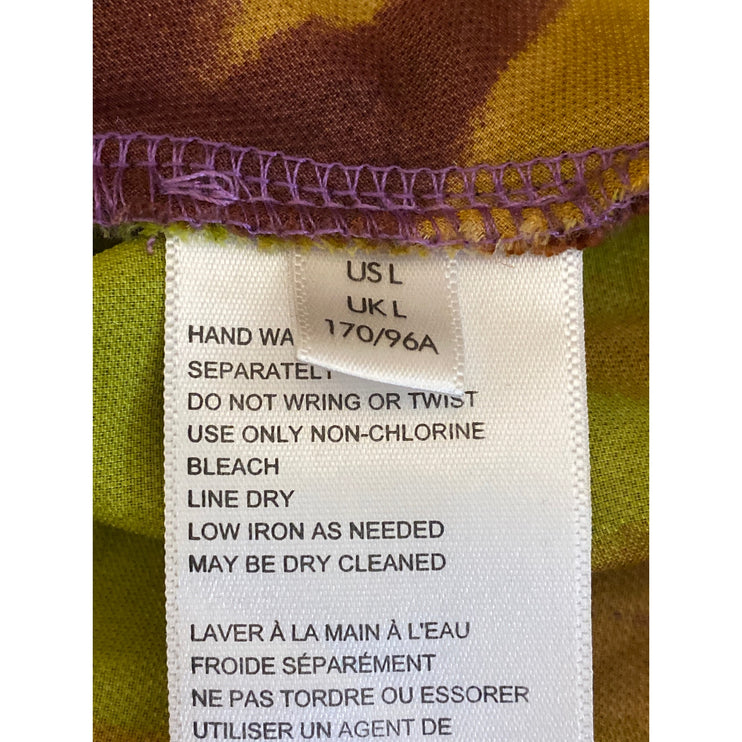 Urban Outfitters Multicolor Abstract Cowl Neck Cami Camisole Tank Dress Size L