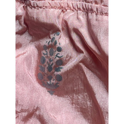 Free People The Way Home Pink High Rise Smocked Activewear Athletic Shorts Sz M