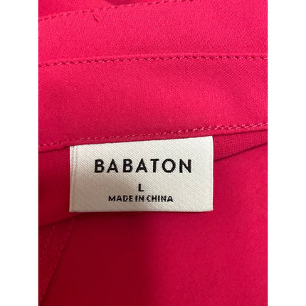 Aritzia Babaton Women's Pink Sleeveless Drape Cowl Neck Tank Blouse Top Size L