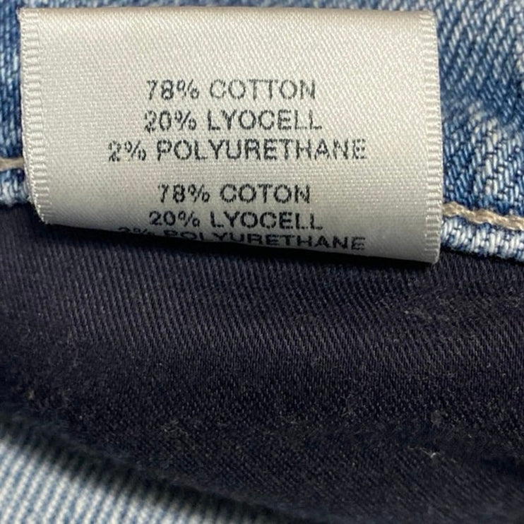 J Brand Women's Blue High Waisted Distressed Casual Skinny Denim Jeans Size 27