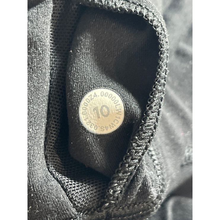 Lululemon Black Scoop Neck Sleeveless Athletic Sports Bra Crop Cami Tank Top 10