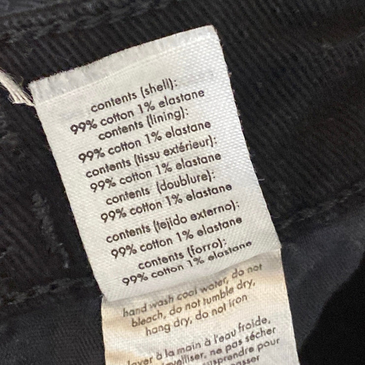 WeWoreWhat Women's Black High Waisted Straight Leg Cargo Trousers Pants Size 26
