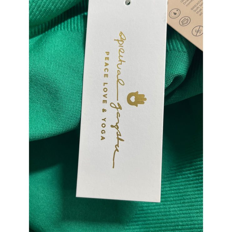 NEW Spiritual Gangster Women's Green High Rise Yoga Athletic Leggings Pants M/L