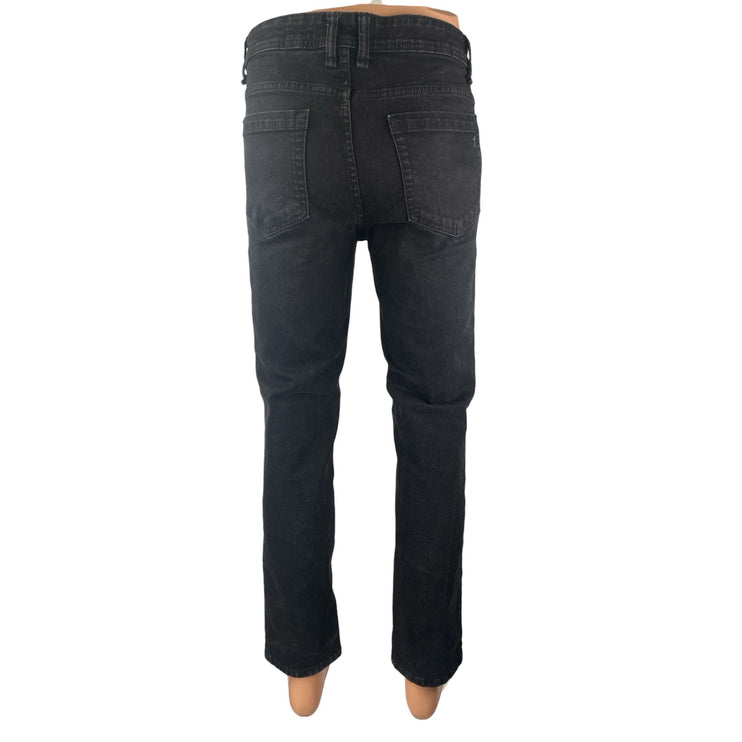 The Perfect Jean Mens Black High Rise Slim Fit Skinny Denim Jeans Pants Size 31