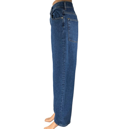 Everlane High Way Jeans Women's Blue High Waist Straight Leg Denim Pants Size 28