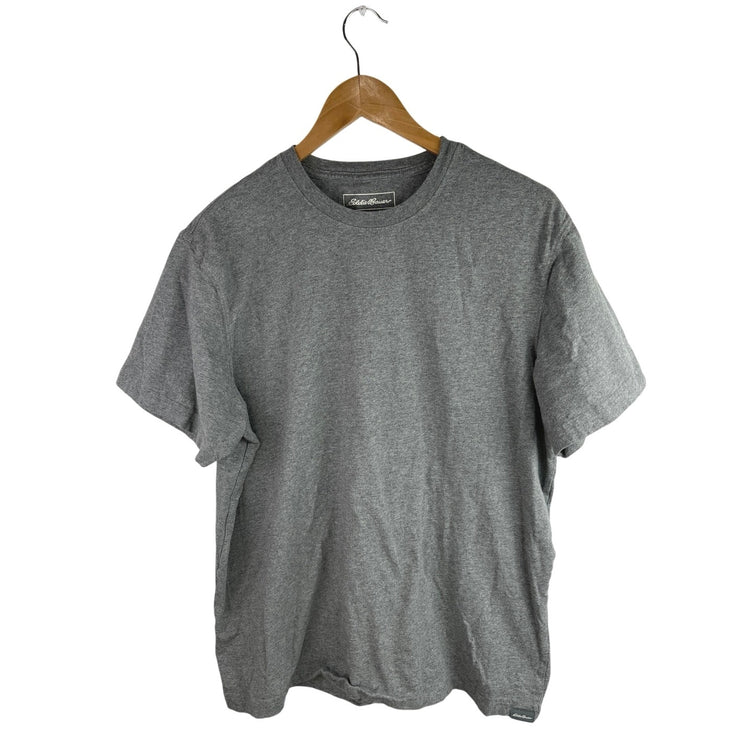 Eddie Bauer Men's Gray Legend Wash Short Sleeve Basic T Shirt Tee Top Size M