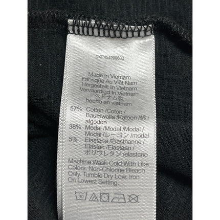 Madewell Women's Black Lettuce Short Sleeve Crew Neck T Shirt Tee Top Size XS
