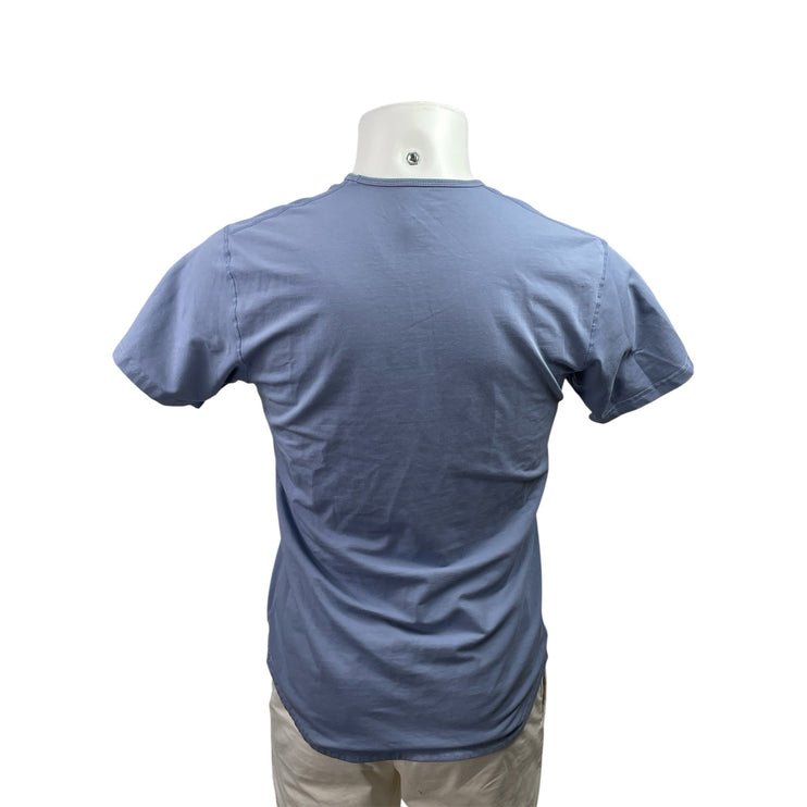 BYLT Premium Basics Men's Blue Crew Neck Short Sleeve T Shirt Tee Top Size S