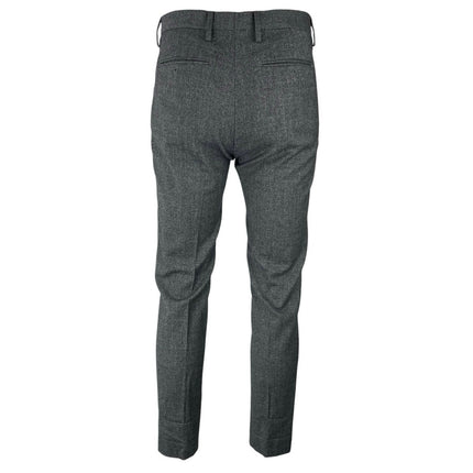 Banana Republic Men's Gray Wool Slim High Rise Straight Trousers Dress Pants 30