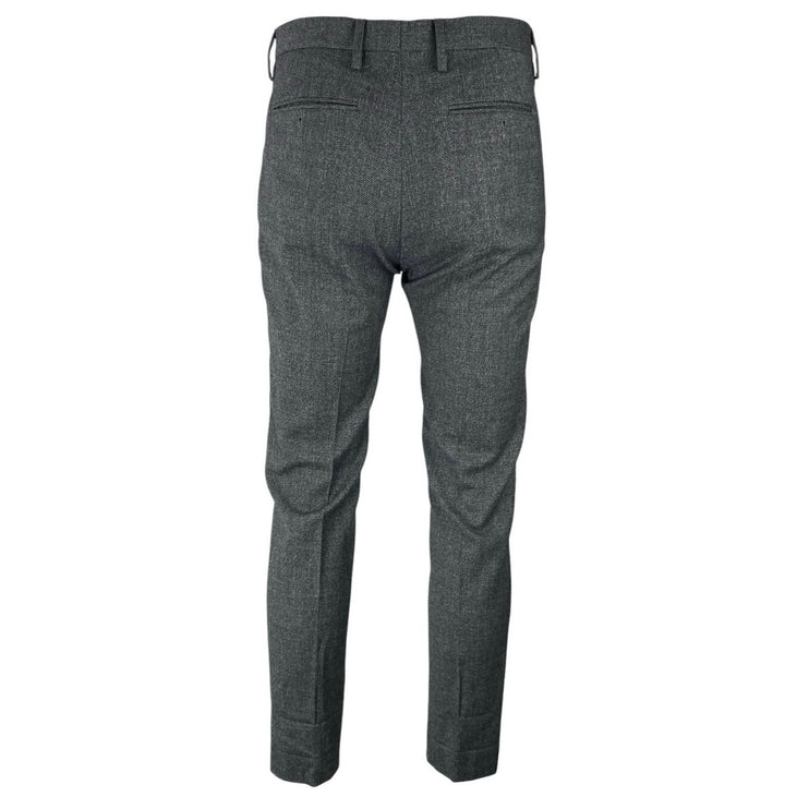 Banana Republic Men's Gray Wool Slim High Rise Straight Trousers Dress Pants 30