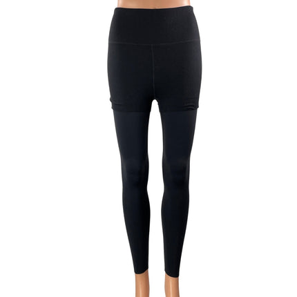Nike Dri Fit Women's Black Shorts Tights Athletic 2 in 1 Leggings Pants Size S