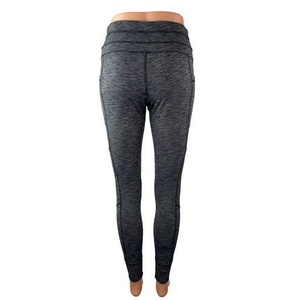 Athleta Excursion Tight Gray Skinny Yoga Athletic Activewear Leggings Pants Sz S