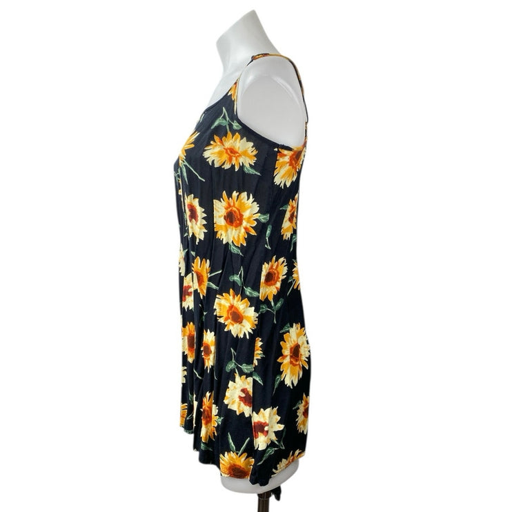 Kimchi Blue Women's Multicolor Floral Sleeveless Cami Camisole Mini Dress Size S