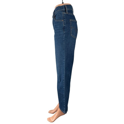 Levi's High Waisted Crop Flare Women's Blue Bootcut Y2k Denim Jeans Size 27