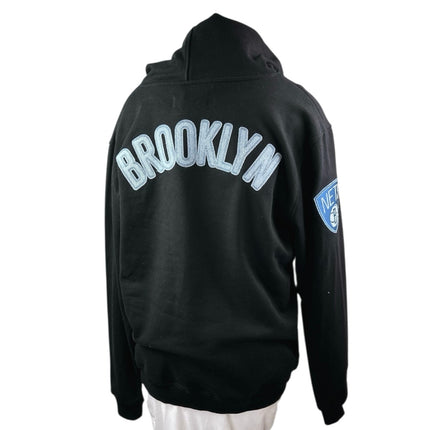 NEW PRO Standard Black NBA Basketball Brooklyn Nets Hoodie Hooded Sweatshirt XL