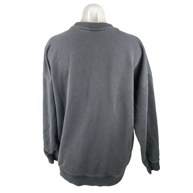 Outdoor Voices Black Crew Neck Long Sleeve Oversized Sweatshirt Sweater Top Sz S