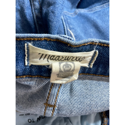 Madewell Stovepipe Women's Blue High Waisted Straight Mom Denim Jeans Pants 27