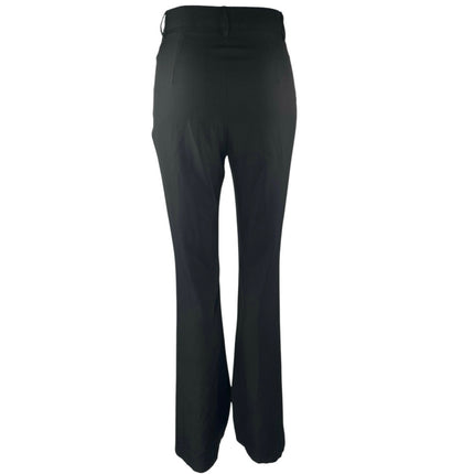 Rumours Women's Black High Waist Flared Bootcut Slim Leg Trousers Dress Pants S