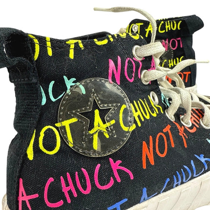 Converse Not A Chuck Unisex Black High Top Lace Up Sneakers Shoes Size M-8/W-10