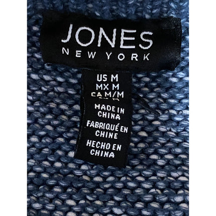 Jones New York Oversized Gray Boat Neck Long Sleeve Sweatshirt Sweater Top Sz M