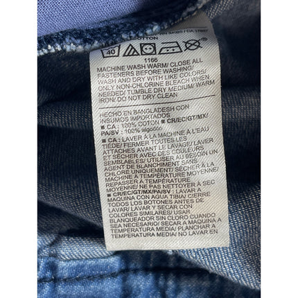 Old Navy Women's Blue Extra High Rise Wide Leg Baggy Denim Jeans Pants Size 10