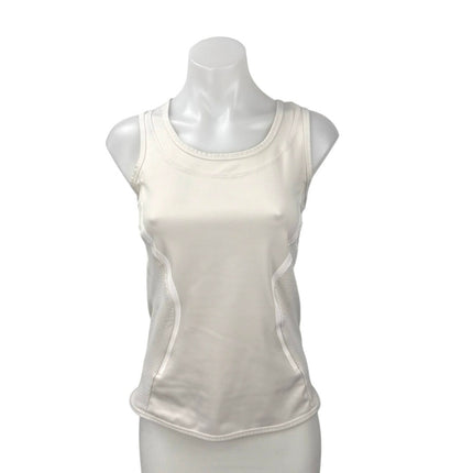 Adidas Stella McCartney White Sleeveless Yoga Gym Athletic Activewear Tank Top S