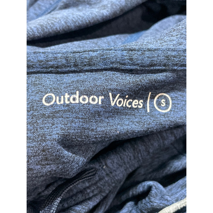 Outdoor Voices Women's Blue Hoodie Top Sweat Pants Athletic 2 Piece Set Size S